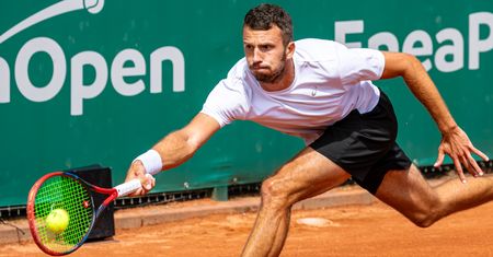 Deszcz zatrzymał tenisistów. Polak jako jedyny zameldował się w finale eliminacji Enea Poznań Open