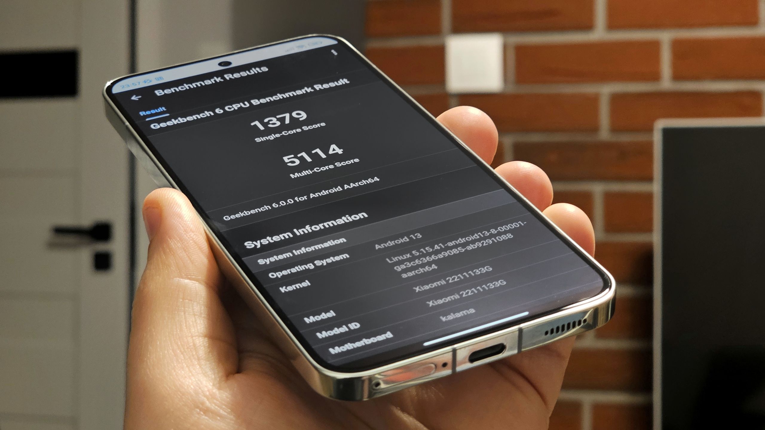 Xiaomi 13 w Geekbench 6