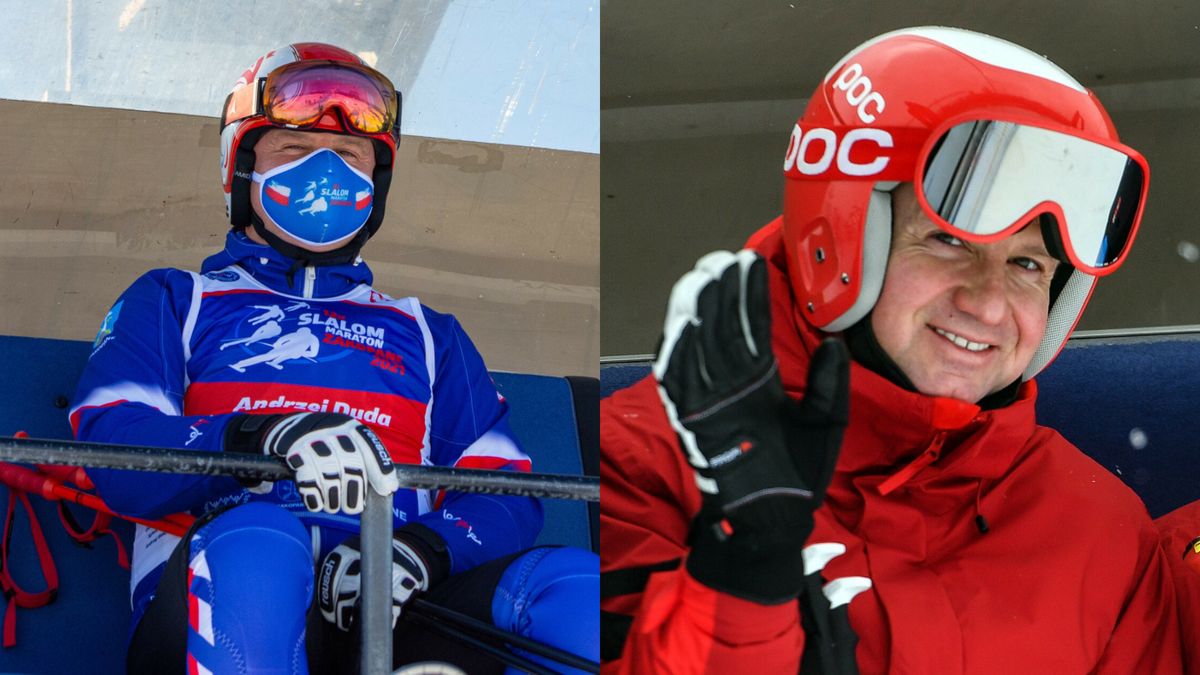 Andrzej Duda "przyłapany" na nartach przez internautów