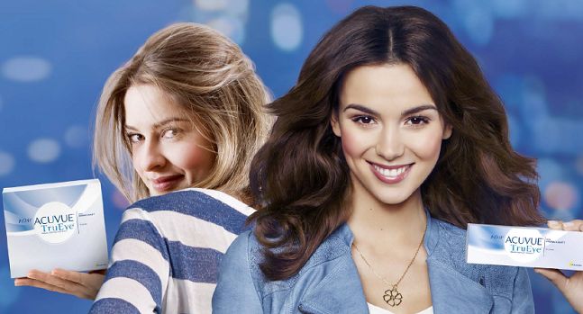 Soczewki Acuvue reklamowane przez Miss Polonia