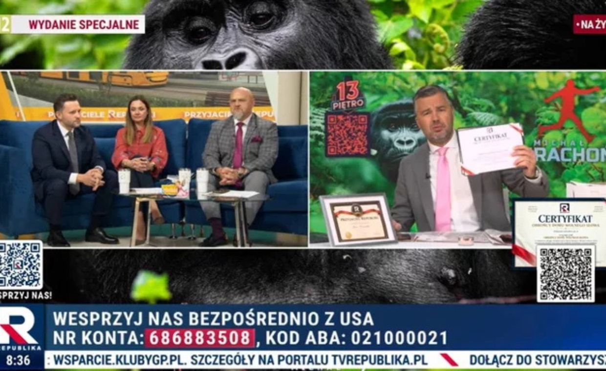 Zdjęcie do aktualności: 89 zł za "certyfikat obrońcy". Nowy pomysł Telewizji Republika