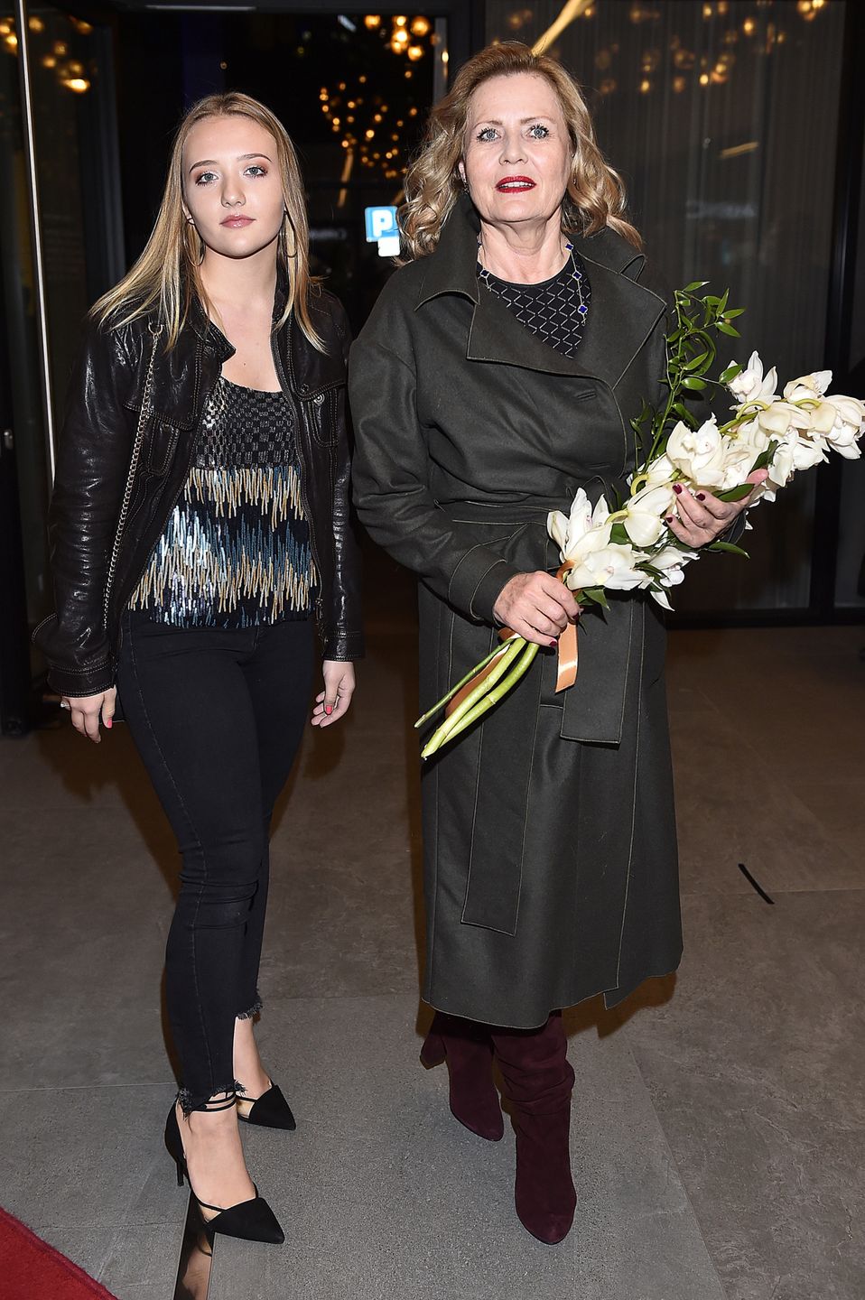 Grażyna Szapołowska z wnuczką