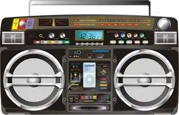 Retro na fali - iPod Boombox 2