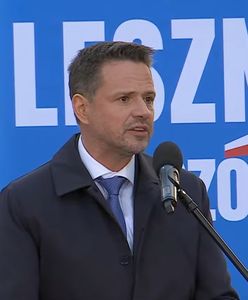 Trzaskowski na wiecu nawiązał do popularnego serialu