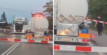 Nagranie z przejazdu kolejowego. "2 sekundy dzieliły od tragedii"