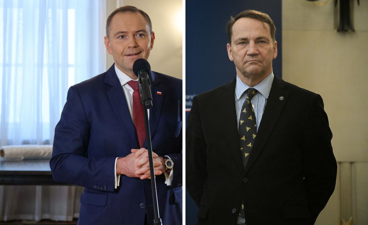 Nawrocki usuwa Okrągły Stół. Sikorski prześmiewczo zareagował