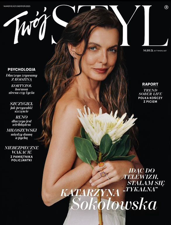 Katarzyna Sokołowska na okładce "Twojego Stylu"