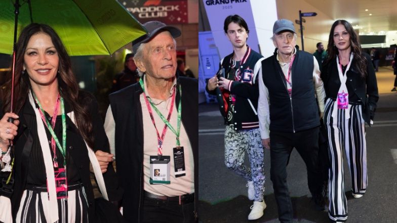 Catherine Zeta-Jones i Michael Douglas z synem