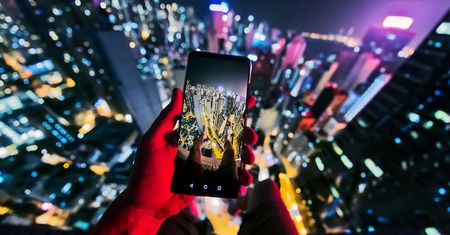 Niesamowite krajobrazy Hongkongu, wykonane z najwyższych budynków