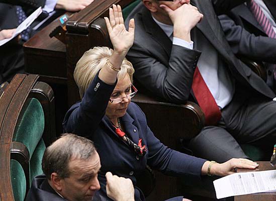 Głosowała kartą Chlebowskiego; zajęła się nią prokuratura