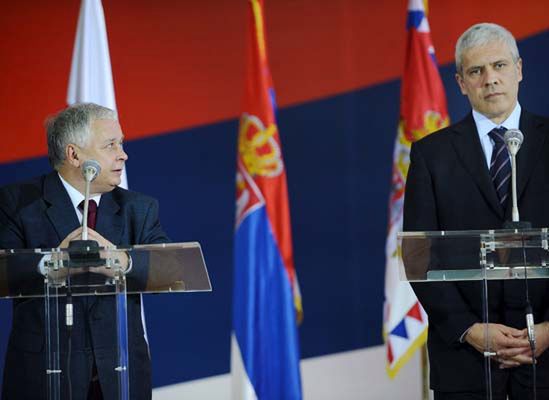 Prezydent: Polska popiera Serbię na jej drodze do UE