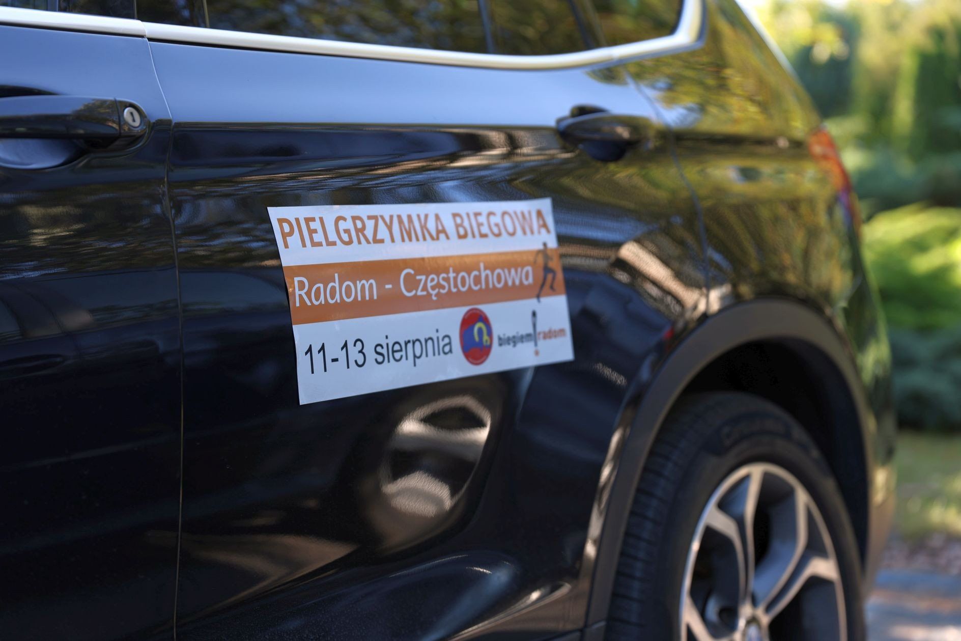 Biegacze na trasie do Częstochowy