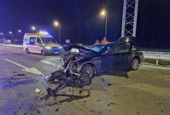 Groźny wypadek na S2. Są ranni, kierowca uciekł