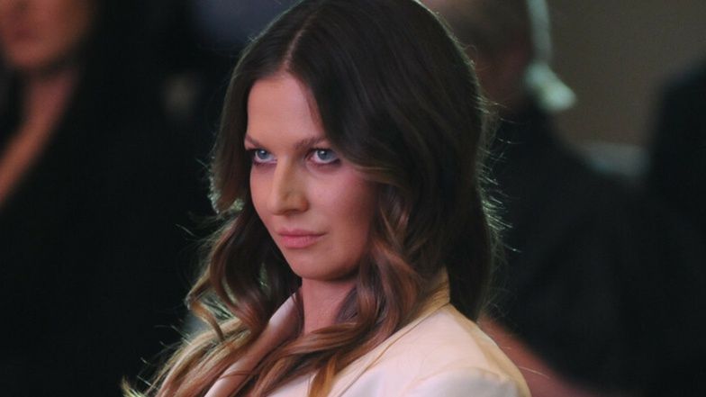 Anna Lewandowska w czarnym kombinezonie szykuje się do podboju Warszawy