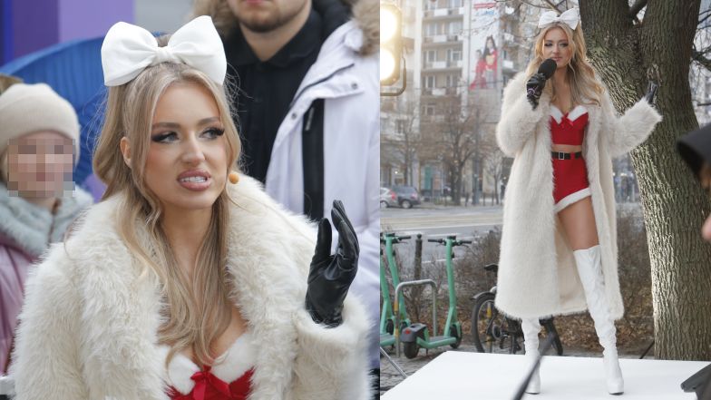 Caroline Derpienski wystąpiła przed studiem "DDTVN"