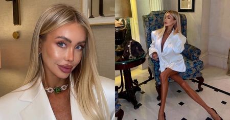 Julia Dybowska pozuje w pałacowych wnętrzach, eksponując ULTRACHUDE nóżki (FOTO)