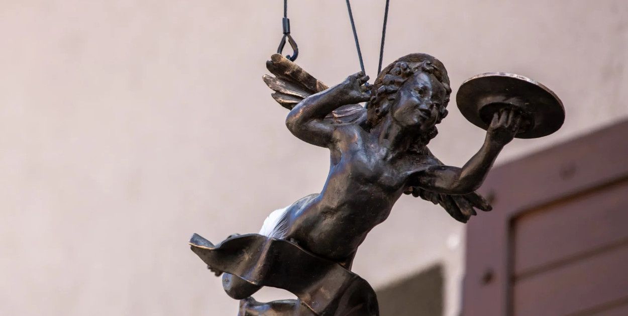 Toruń: Kolejny aniołek na starówce