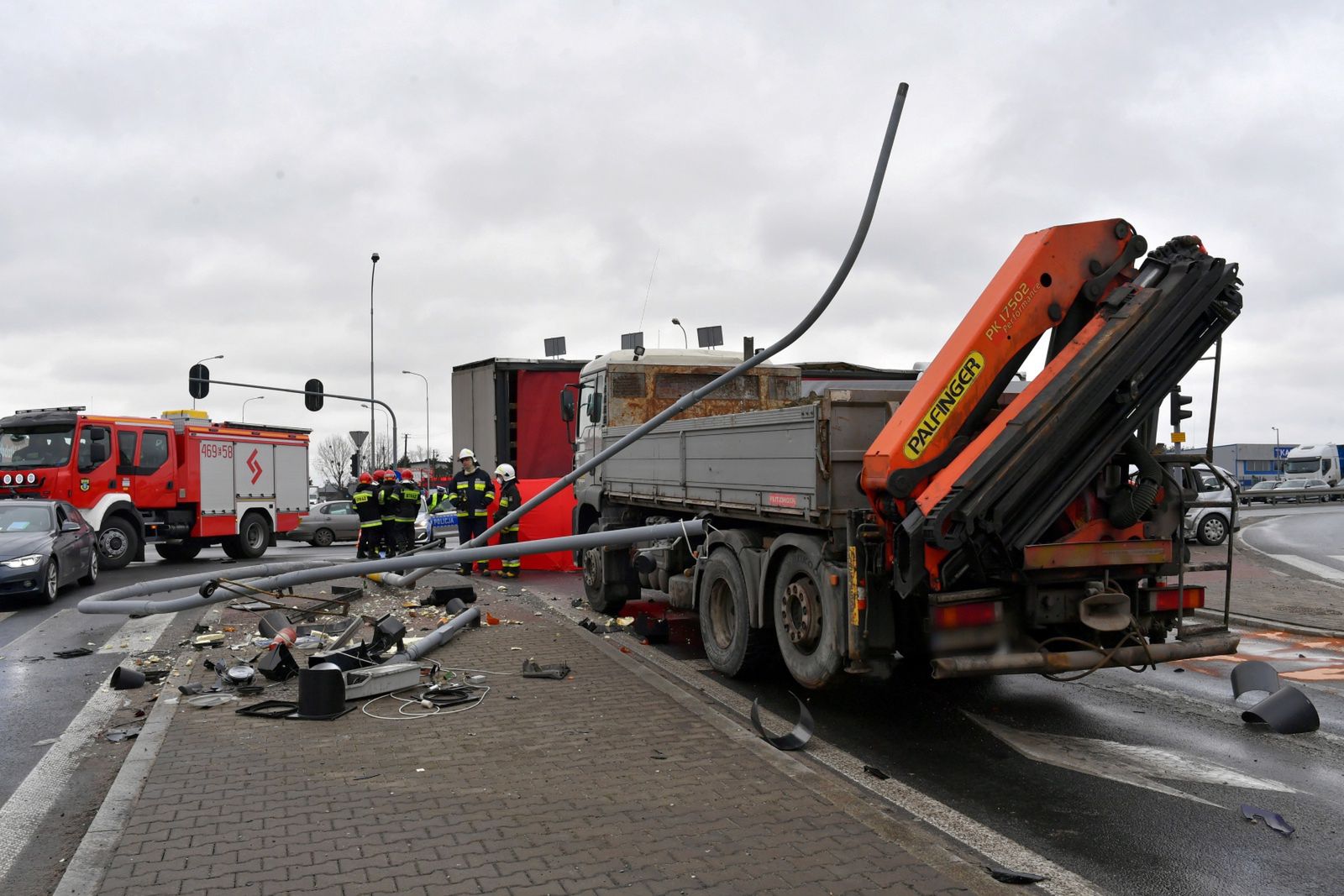 Łódzkie. Karambol na dk 91. Nie żyje jedna osoba