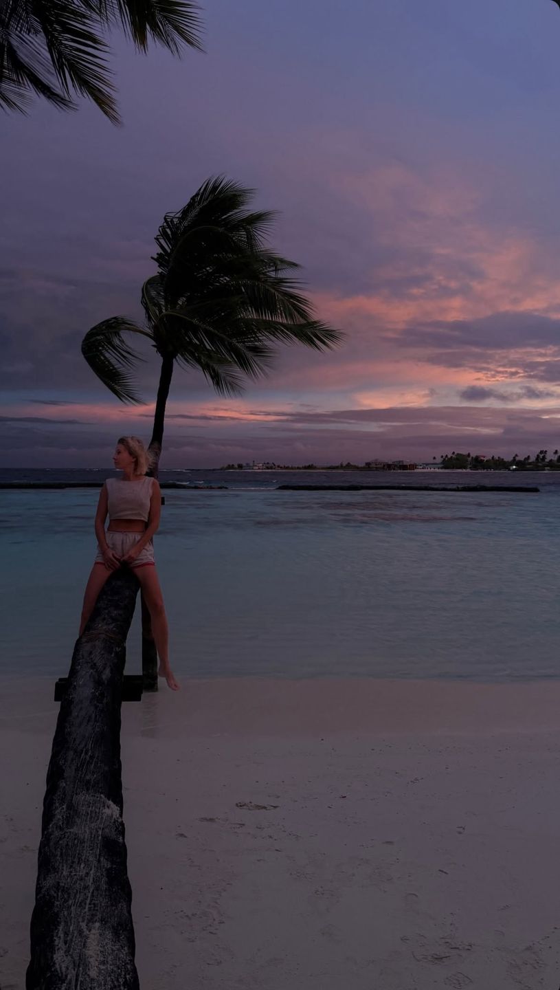 Edyta pazura relacjonuje rajskie wczasy na Malediwach