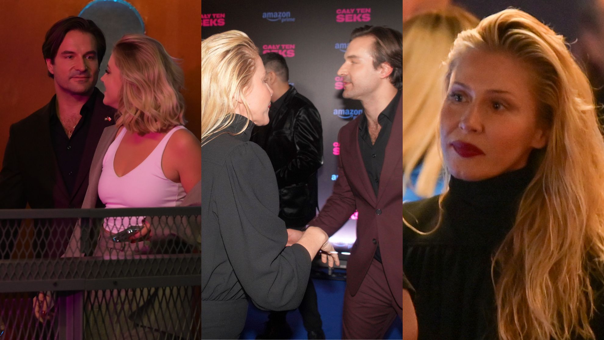 Katarzyna Warnke i Piotr Stramowski wpadli na siebie na premierze. Ich reakcja? Wymowna