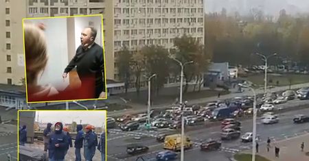 Niesamowite obrazki z Białorusi. Skończył mu się czas. Kraj sparaliżowany