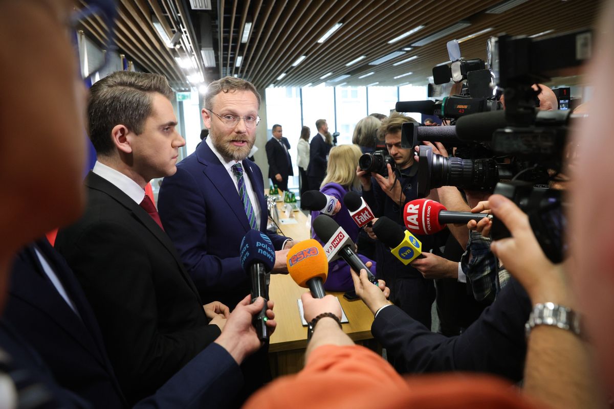 Zbigniew Bogucki zakłócał konferencję prasową