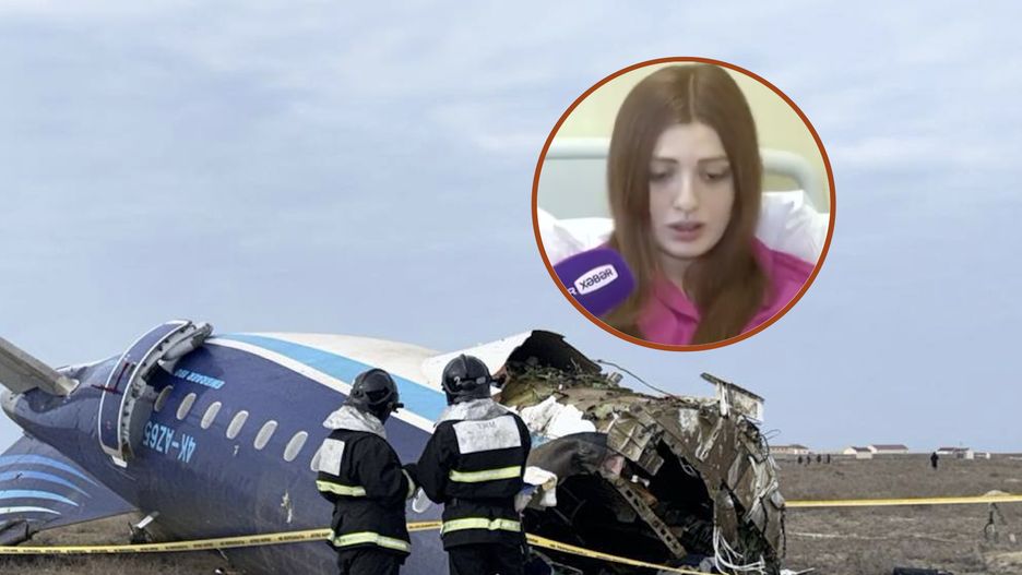 Stewardessa Aydan Rahimli ocalała z katastrofy lot 8243 linii Az