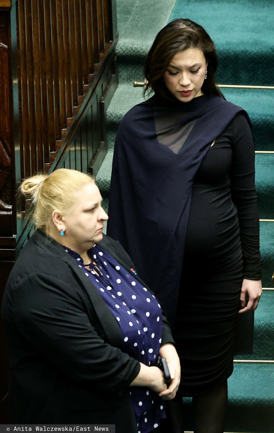 Żona Sławosza Uznańskiego-Wiśniewskiego pojawiła się w sejmie