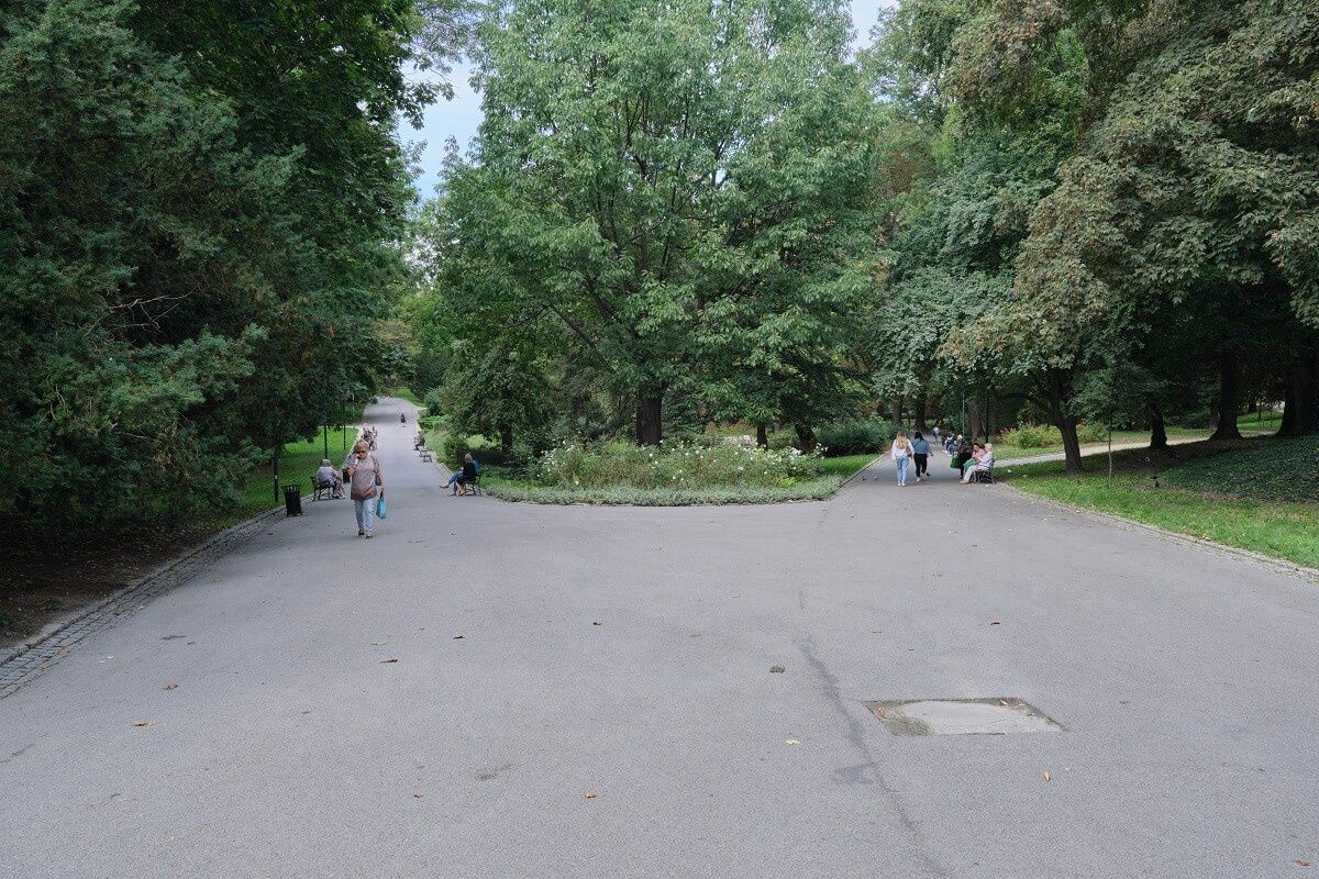 Ogród Saski spacer po parku