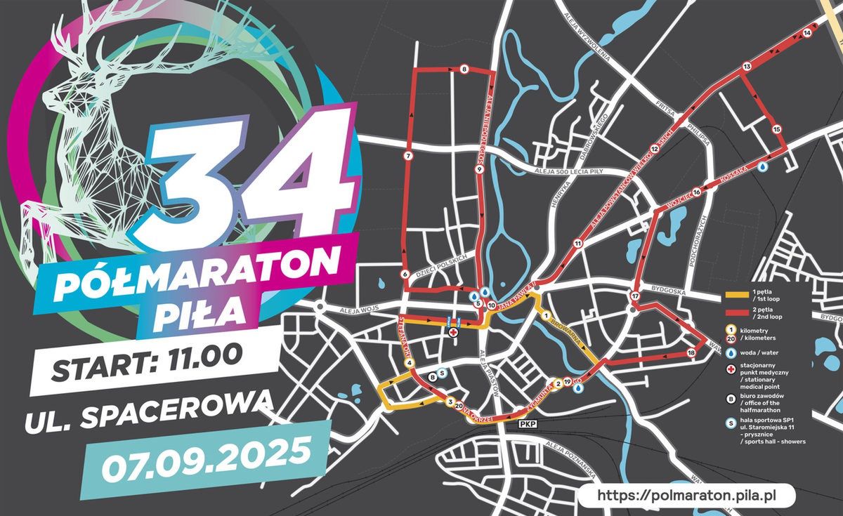 Mapa Półmaraton