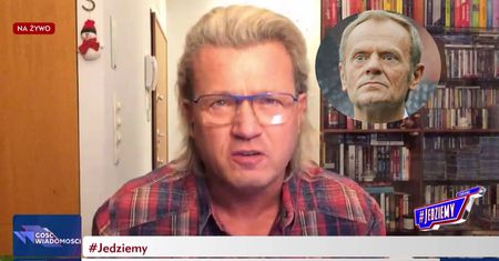 Jarosław Jakimowicz na antenie TVP Info ubliżał Tuskowi. "Rude to wredne"