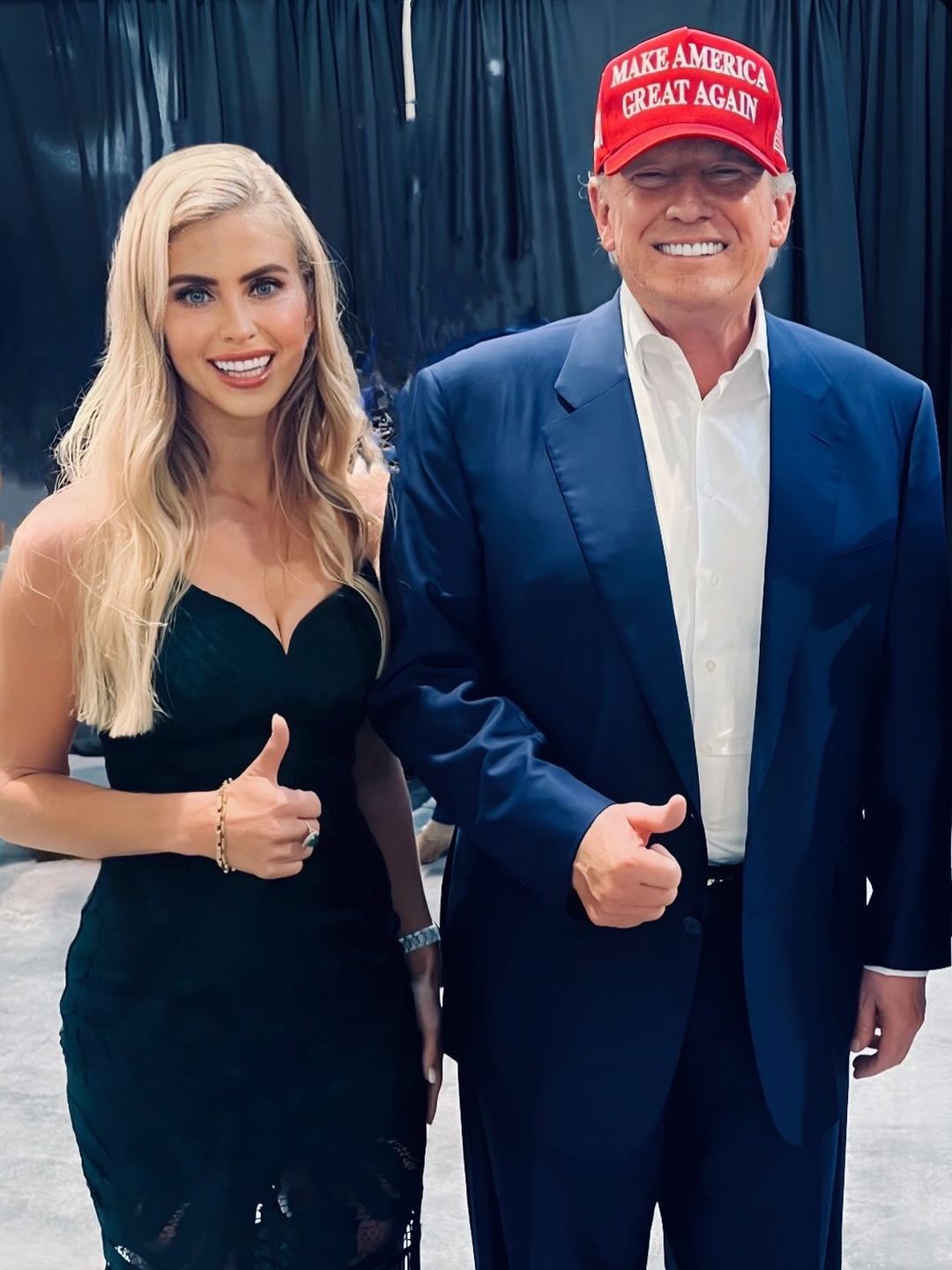 Katie Zacharia, Donald Trump