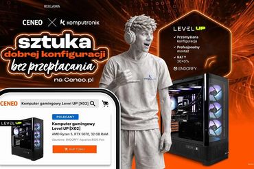 Level prowadzi kampanię poza kanałami Komputronik. 