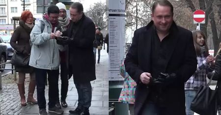 Durczok do paparazzi: "W taką pogodę musicie pracować?"