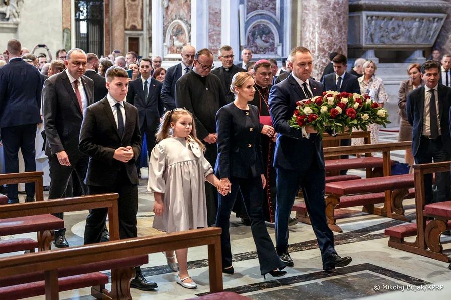 Marta i Karol Nawroccy we Włoszech