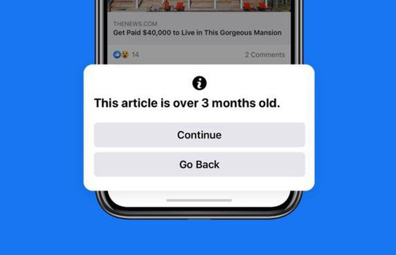 Facebook zadba o aktualność treści. Ostrzeże przed udostępnianiem starszych newsów