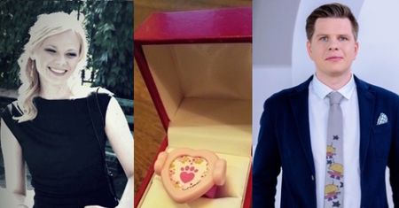 Filip Chajzer zaręczył się? "Może i z plastiku, ale najważniejsze, że od serca"