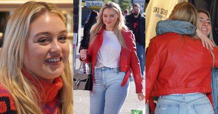 Promienna "Gigi Hadid XXL" w drodze na otwarcie sklepu z majtkami