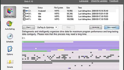 IObit Smart Defrag 1.10 - prosty defragmentator o olbrzymich możliwościach 1