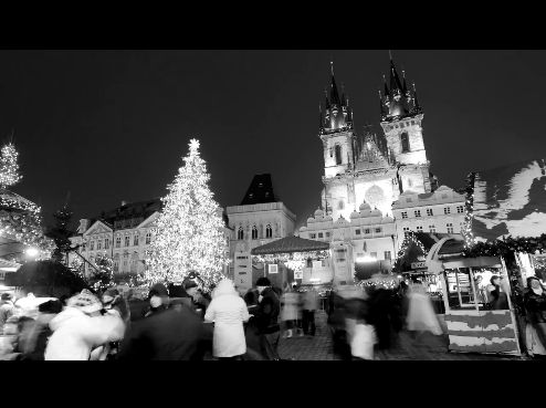 Praga i zimowy wieczór - najlepszy film z Canona 1D Mark IV 1