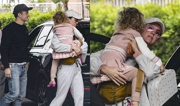 Katy Perry i Orlando Bloom "przyłapani" z córką w Beverly Hills