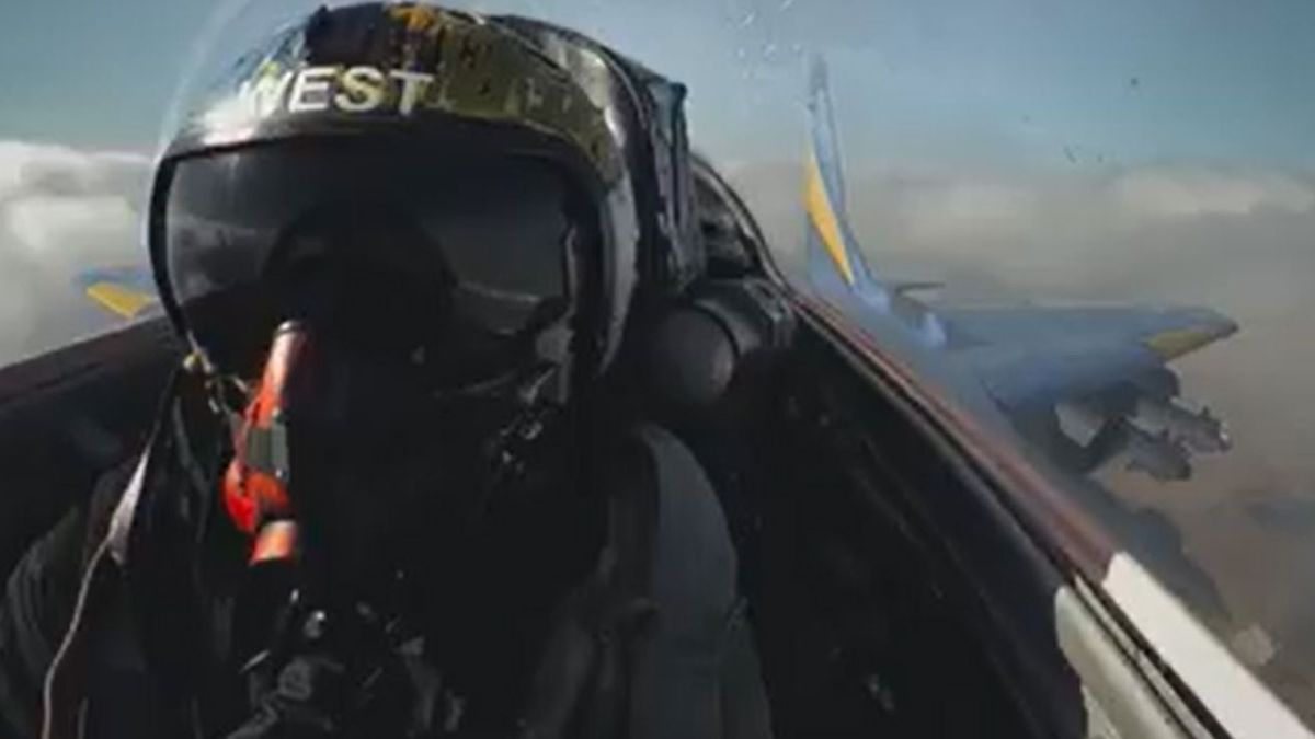 Ukraiński pilot za sterami MiG-29