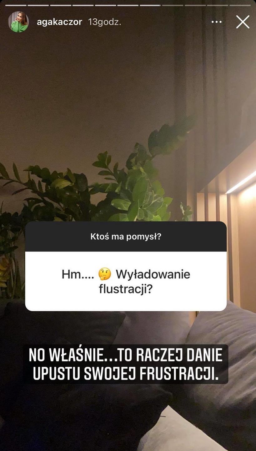 Agnieszka Kaczorowska pociesza się komplementami fanek
