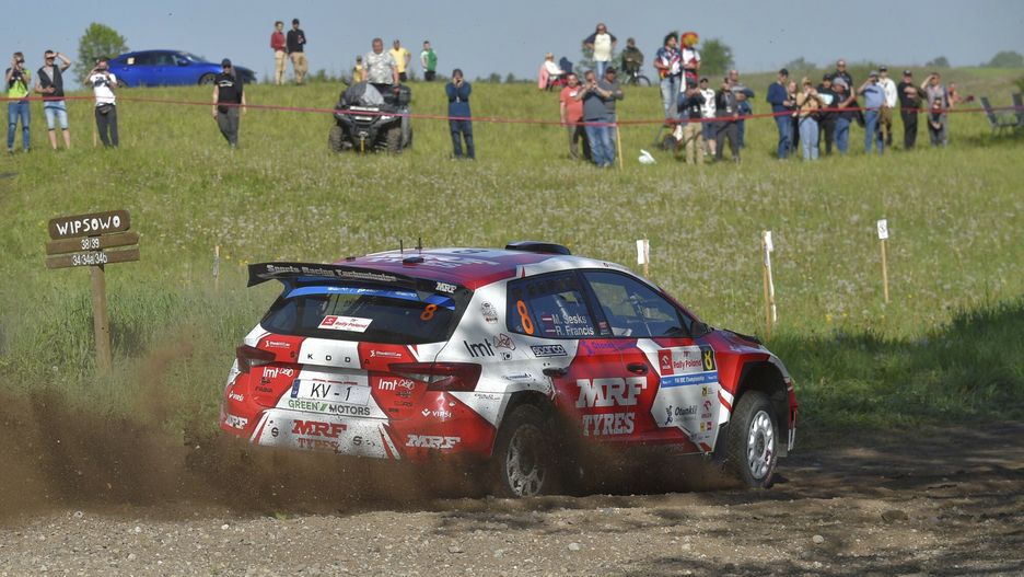79 Rajd Polski Miko?ajki
ORLEN 79 Rajd Polski , Mikolajki 20-21.05.2023
Zaloga Martins Sesks i Renars Francis  w Skoda Fabia RS podczas  OS Barczewo . Zwyciezcy Rajdu .
fot. Piotr Placzkowski/REPORTER
Piotr Placzkowski/REPORTER