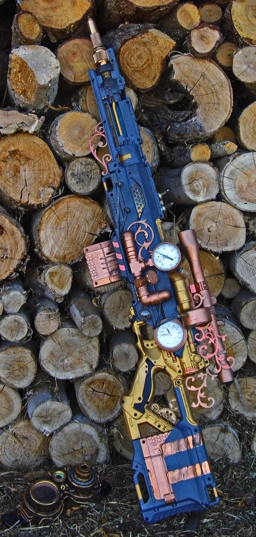 Steampunkowa snajperka domowej roboty - robi wrażenie! 4