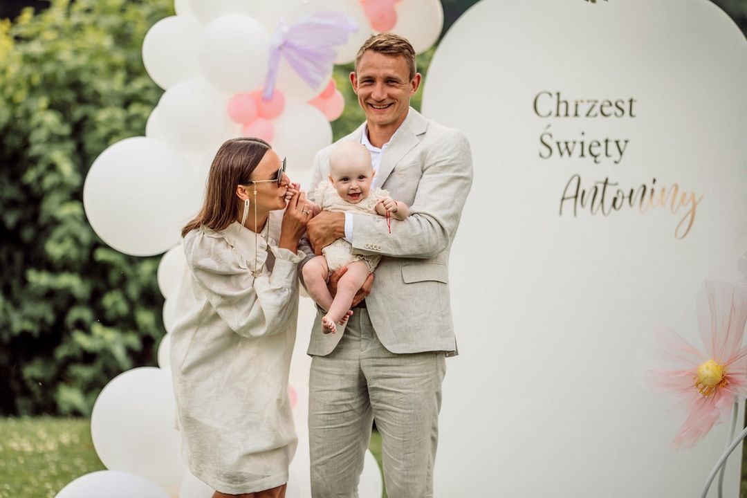Chrzest córki Rzeźniczaka (Instagram)