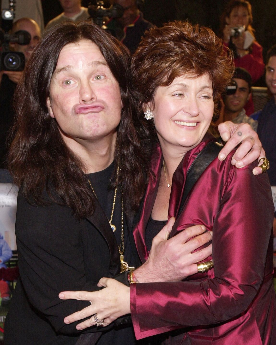 Sharon Osbourne i Ozzy Osbourne w 2000 roku