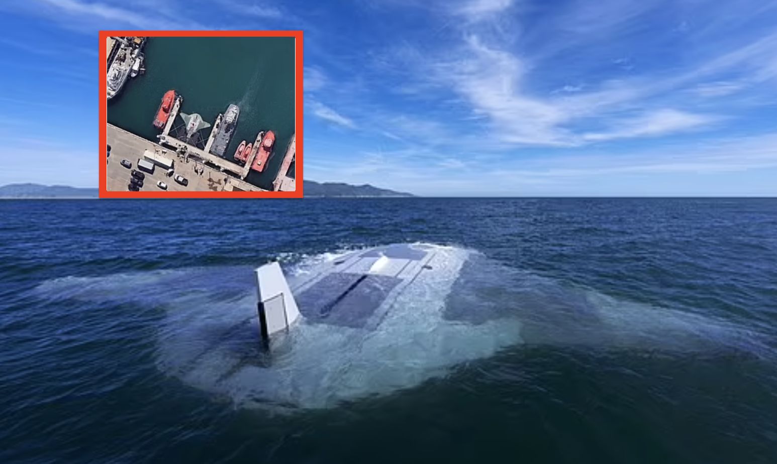 "Manta Ray" pokazał się w porcie. Zauważono go na Google Maps