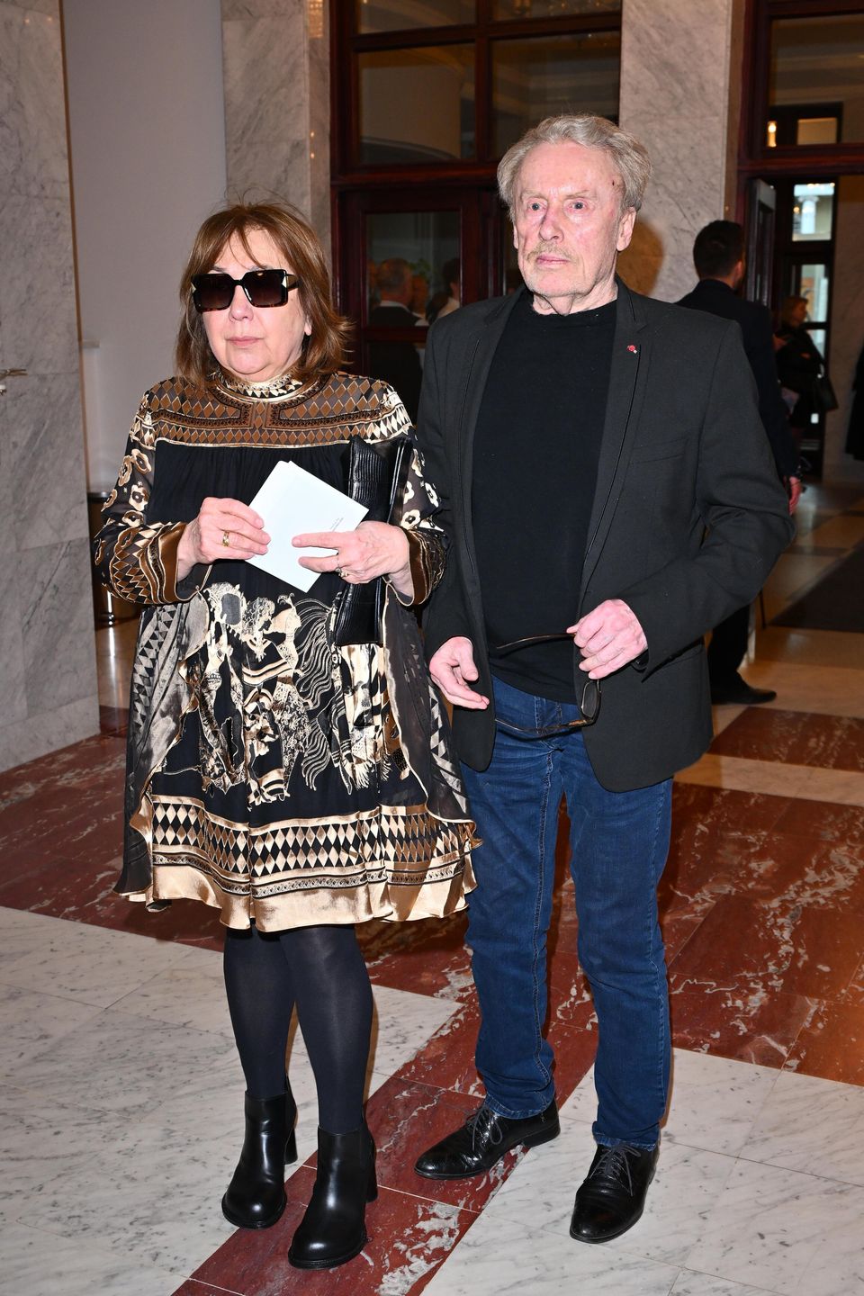 Daniel Olbrychski z żoną Krystyną Demską-Olbrychską