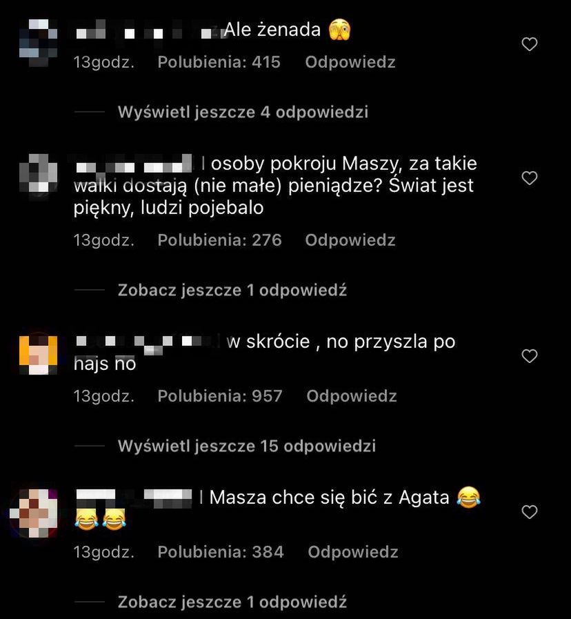 Internauci drwią z Maszy po walce z Mają Staśko